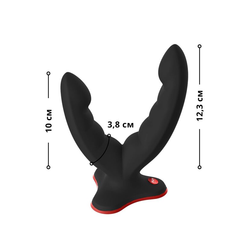 Двойной фаллоимитатор Fun Factory RYDE black (мятая упаковка!!!) Двойной фаллоимитатор Fun Factory RYDE black (мятая упаковка!!!)