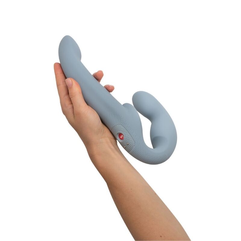 Безремневой страпон с вибрацией Fun Factory SHARE VIBE PRO cool grey (мятая упаковка!!!) Безремневой страпон с вибрацией Fun Factory SHARE VIBE PRO cool grey (мятая упаковка!!!)