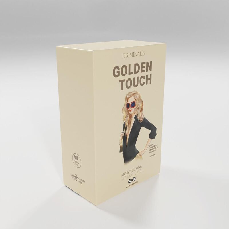 Распродажа!!! Набор пробников гель-лубриканта Driminals Golden Touch 10 x 4 мл (срок 04.2027)