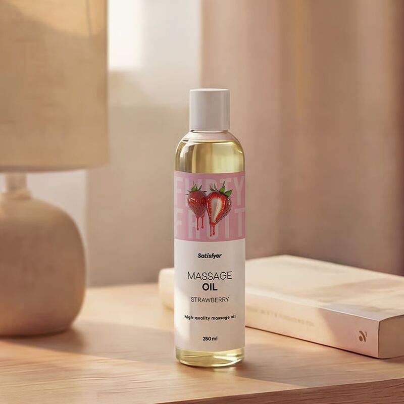 Распродажа!!! Массажное масло Satisfyer Massage Oil Strawberry 250 мл (срок 30.04.2027) Распродажа!!! Массажное масло Satisfyer Massage Oil Strawberry 250 мл (срок 30.04.2027)