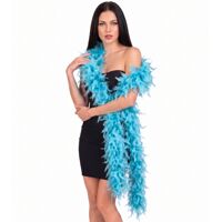 Боа из перьев Art of Sex, длина 2 метра, цвет голубой Боа из перьев Art of Sex, длина 2 метра, цвет голубой