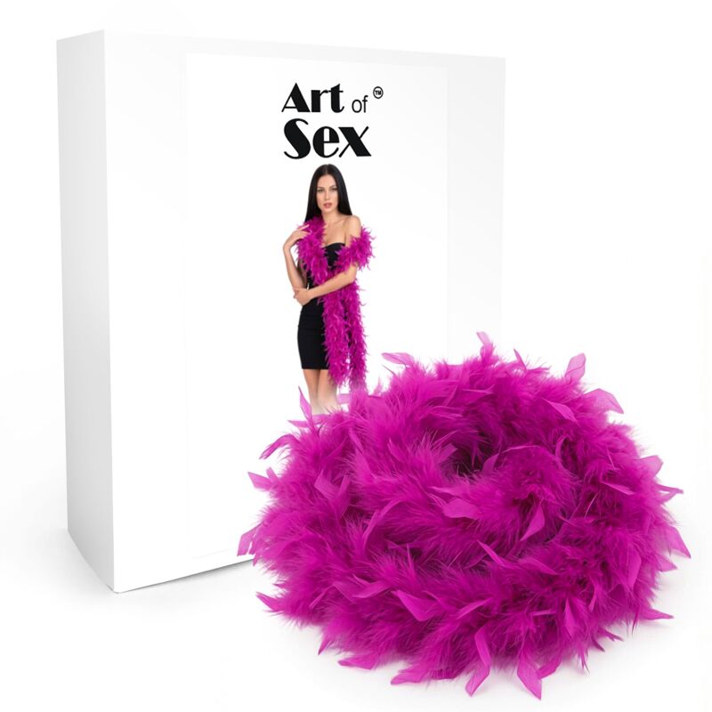 Боа из перьев Art of Sex, длина 2 метра, цвет маджента Боа из перьев Art of Sex, длина 2 метра, цвет маджента