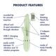 Вібратор-кролик Satisfyer Pearl Bunny 2 Light Green Вібратор-кролик Satisfyer Pearl Bunny 2 Light Green