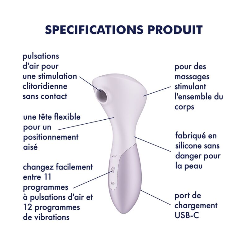 Вибромассажер Satisfyer Wand-erful с вакуумной клиторальной стимуляцией Вибромассажер Satisfyer Wand-erful с вакуумной клиторальной стимуляцией