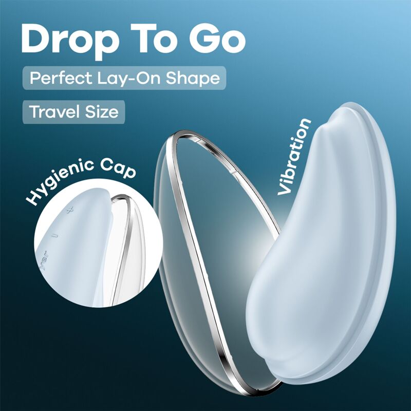 Вибратор Satisfyer Drop To Go Blue Вибратор Satisfyer Drop To Go Blue