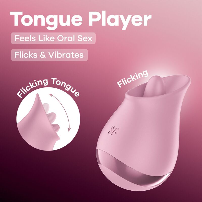 Вибростимулятор для клитора Satisfyer Tongue Player с язычком Вибростимулятор для клитора Satisfyer Tongue Player с язычком