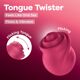 Вибростимулятор для клитора Satisfyer Tongue Twister с имитацией язычка Вибростимулятор для клитора Satisfyer Tongue Twister с имитацией язычка