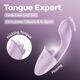 Вагінально-кліторальний вібратор Satisfyer Tongue Expert з язичком