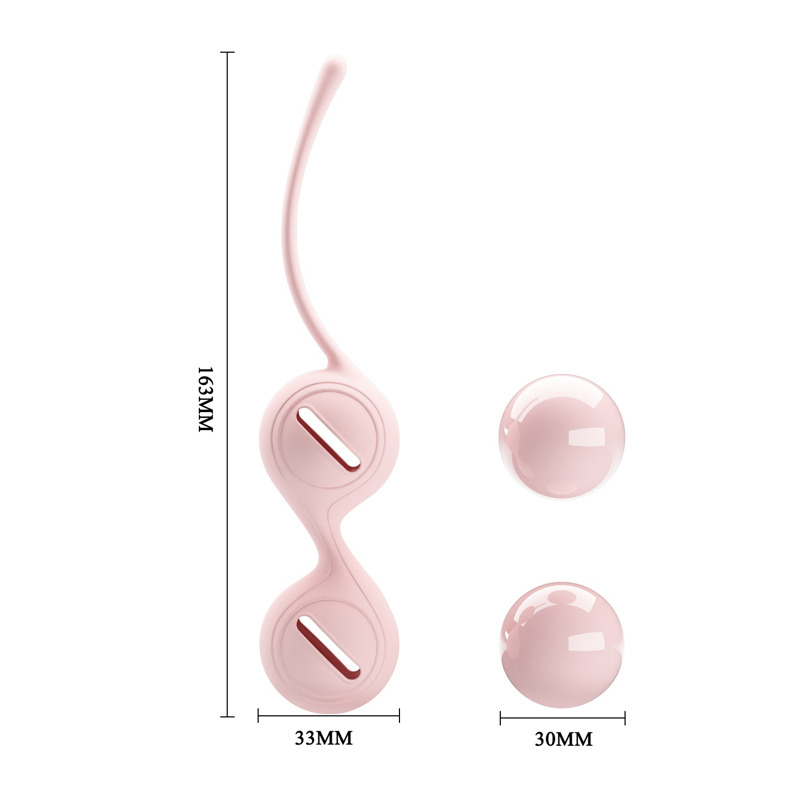 Вагинальные шарики Pretty Love Kegel Tighten розовые, 16.3 х 3.3 см