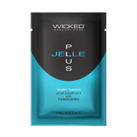 Анальний лубрикант із розслаблювальним ефектом Wicked Jelle Plus на водній основі, 3 мл