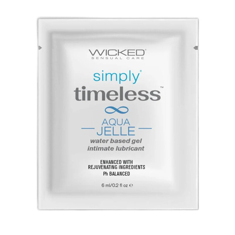 Пробник лубриканта Wicked Simply Timeless Jelle з густою гелевою текстурою на водній основі, 6 мл