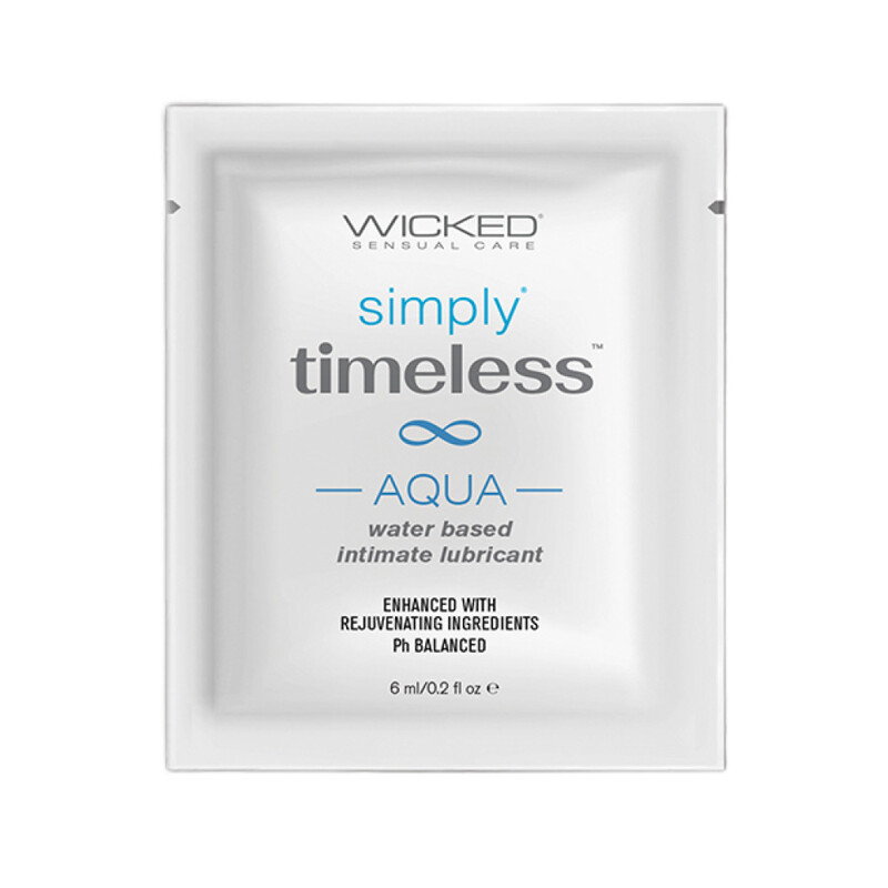 Пробник зволожуючого лубриканта Wicked Simply Timeless Aqua на водній основі, 6 мл