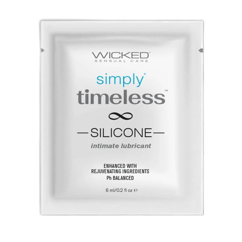 Пробник лубриканта Wicked Simply Timeless Silicone без гліцерину на силіконовій основі, 6 мл