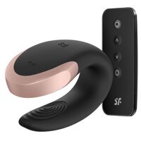 Смарт-вібратор для пар Satisfyer Double Love (Black) (м'яте паковання!!!) Смарт-вібратор для пар Satisfyer Double Love (Black) (м'яте паковання!!!)