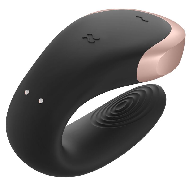 Смарт-вібратор для пар Satisfyer Double Love (Black) (м'яте паковання!!!) Смарт-вібратор для пар Satisfyer Double Love (Black) (м'яте паковання!!!)