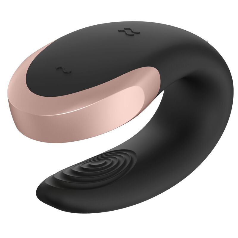 Смарт-вібратор для пар Satisfyer Double Love (Black) (м'яте паковання!!!) Смарт-вібратор для пар Satisfyer Double Love (Black) (м'яте паковання!!!)