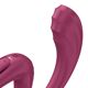 Вагінально-кліторальний вібратор Satisfyer G for Goddess 3 Wine Red (м'яте паковання!!!)
