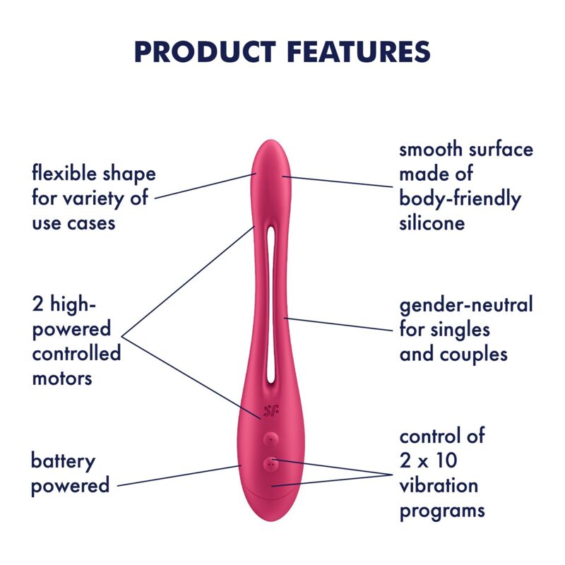 Універсальний гнучкий вібратор для пар Satisfyer Elastic Game Battery Series (м'яте паковання!!!) Універсальний гнучкий вібратор для пар Satisfyer Elastic Game Battery Series (м'яте паковання!!!)
