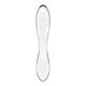 Двосторонній скляний дилдо Satisfyer Dazzling Crystal 1 Transparent (м'яте паковання!!!) Двосторонній скляний дилдо Satisfyer Dazzling Crystal 1 Transparent (м'яте паковання!!!)