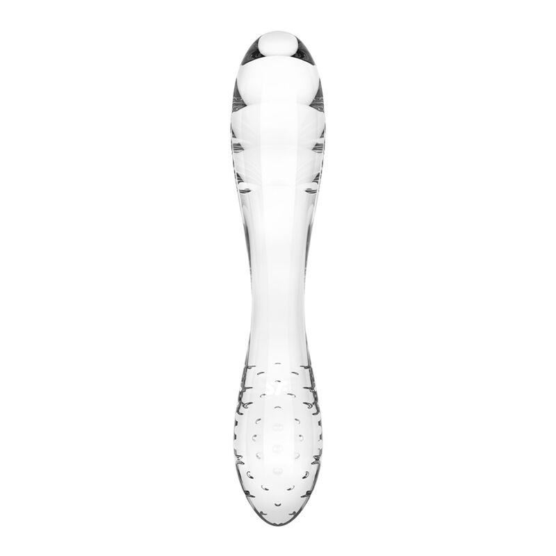 Двосторонній скляний дилдо Satisfyer Dazzling Crystal 1 Transparent (м'яте паковання!!!) Двосторонній скляний дилдо Satisfyer Dazzling Crystal 1 Transparent (м'яте паковання!!!)