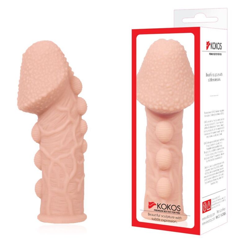 Насадка на член Kokos Extreme Sleeve ES.09 розмір M (тріснуло паковання!!!) Насадка на член Kokos Extreme Sleeve ES.09 розмір M (тріснуло паковання!!!)