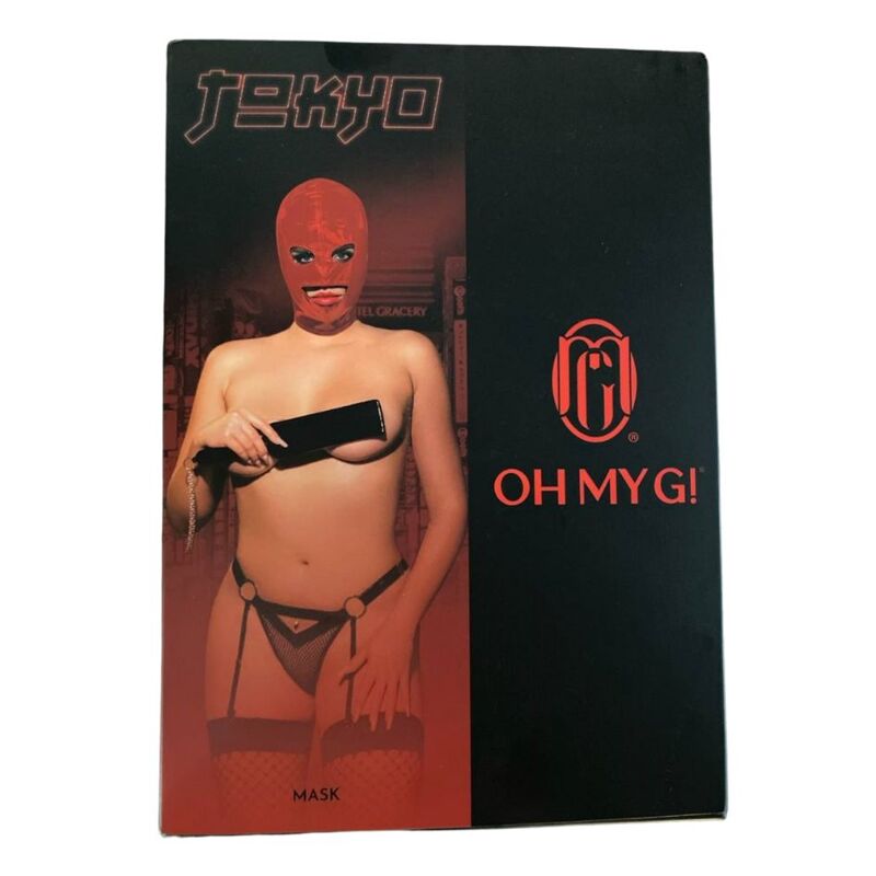 Маска БДСМ Oh My G Latex Mask, червона, O/S Маска БДСМ Oh My G Latex Mask, червона, O/S