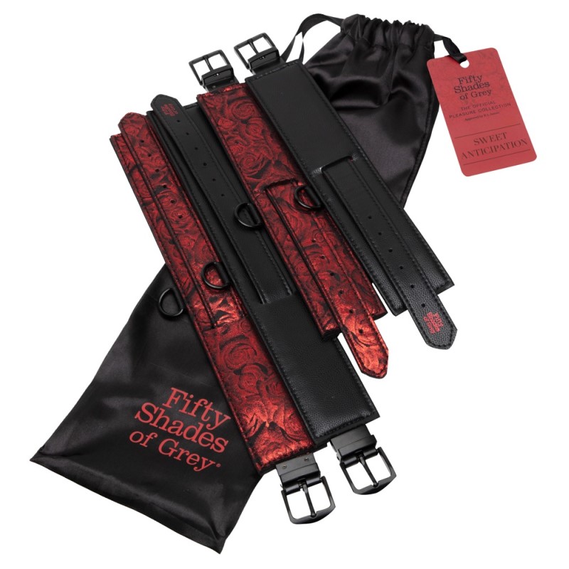 Фиксатор на кровать Fifty Shades of Grey Sweet Anticipation Reversible Under Mattress Restraint Set Фиксатор на кровать Fifty Shades of Grey Sweet Anticipation Reversible Under Mattress Restraint Set