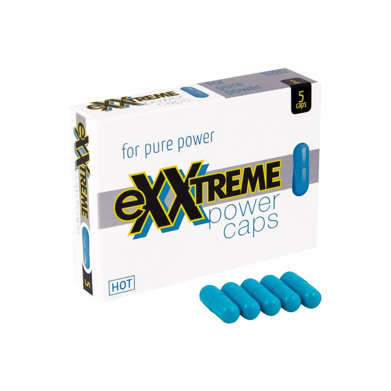 Капсулы для потенции Hot eXXtreme, (цена за 5 шт капсул в упаковке)