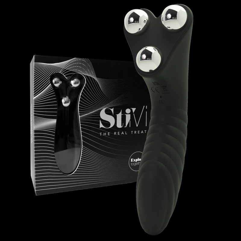Вибратор для пар StiVi - The Real Threat Partner Vibrator - Black