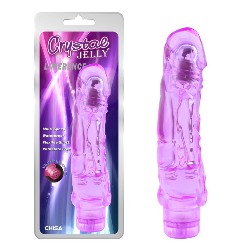 Вибромассажер Chisa Crystal Jelly Limerence с ярко выраженной головкой, фиолетовый Вибромассажер Chisa Crystal Jelly Limerence с ярко выраженной головкой, фиолетовый