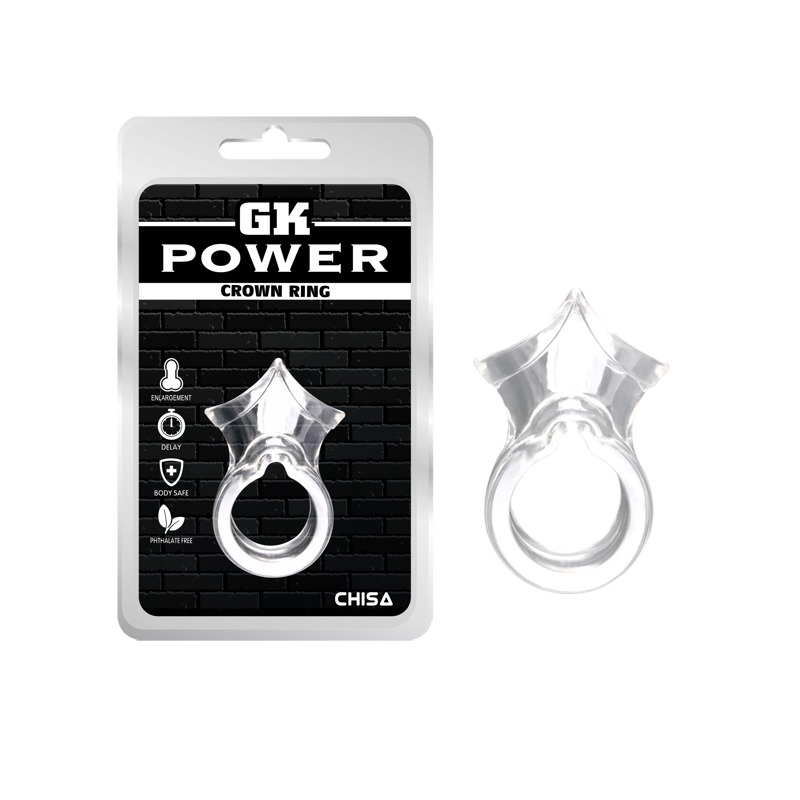 Эрекционное кольцо на пенис Chisa GK Power, прозрачный Эрекционное кольцо на пенис Chisa GK Power, прозрачный