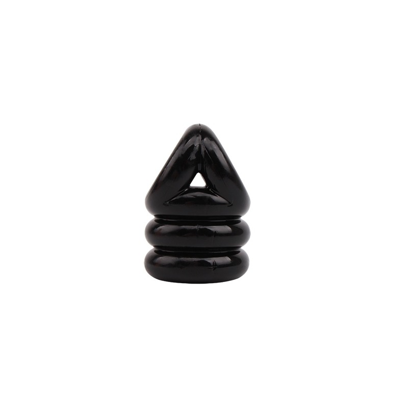 Ерекційне кільце Chisa GK Power Triangle++ Ring з утяжкою на мошонку, чорне Ерекційне кільце Chisa GK Power Triangle++ Ring з утяжкою на мошонку, чорне