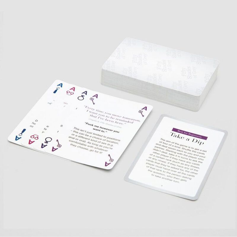 Игральные карты Fifty Shades Of Grey Play Nice Talk Dirty для прелюдии, 52 карты Игральные карты Fifty Shades Of Grey Play Nice Talk Dirty для прелюдии, 52 карты