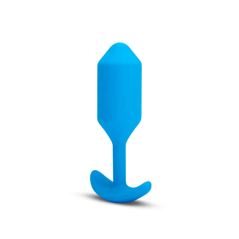 Анальна пробка з вібрацією b-Vibe VIBRATING SNUG PLUG розмір L, синя Анальна пробка з вібрацією b-Vibe VIBRATING SNUG PLUG розмір L, синя