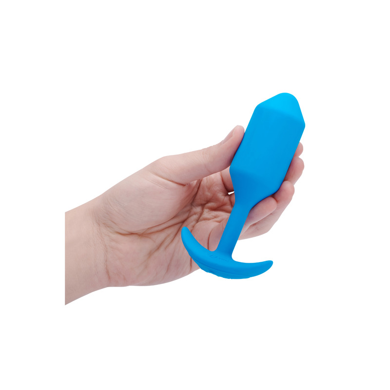 Анальна пробка з вібрацією b-Vibe VIBRATING SNUG PLUG розмір L, синя Анальна пробка з вібрацією b-Vibe VIBRATING SNUG PLUG розмір L, синя