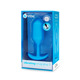 Анальна пробка з вібрацією b-Vibe VIBRATING SNUG PLUG розмір L, синя Анальна пробка з вібрацією b-Vibe VIBRATING SNUG PLUG розмір L, синя