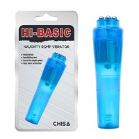 Вібратор для клітора Chisa Hi-Basic Naughty Romp, блакитний Вібратор для клітора Chisa Hi-Basic Naughty Romp, блакитний