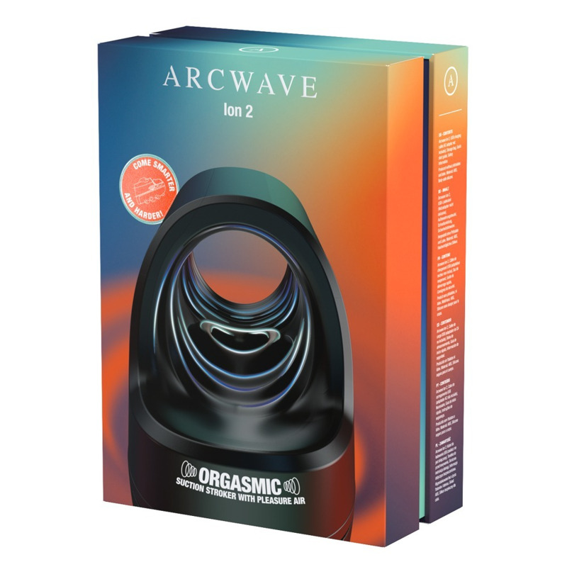 Мастурбатор з пульсацією Arcwave Ion 2 у комплекті з чохлом, чорний