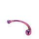 DT21835 Изогнутый стеклянный фаллоимитатор Dream Toys GLAMOUR GLASS CURVED WAND