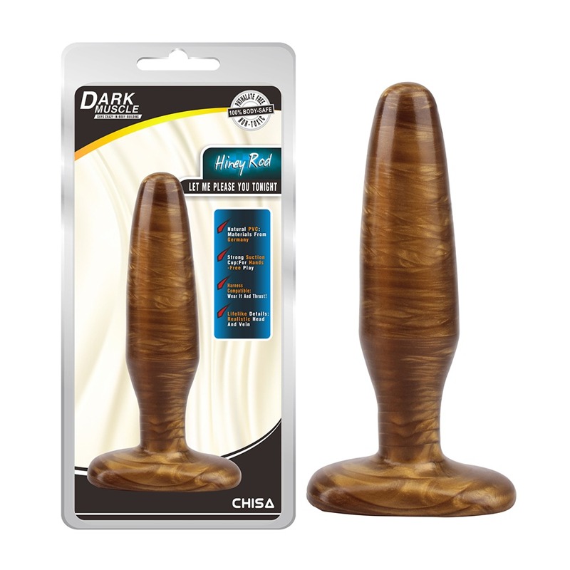 Анальная пробка золотая Chisa Dark Muscle Hiney Rod M Анальная пробка золотая Chisa Dark Muscle Hiney Rod M