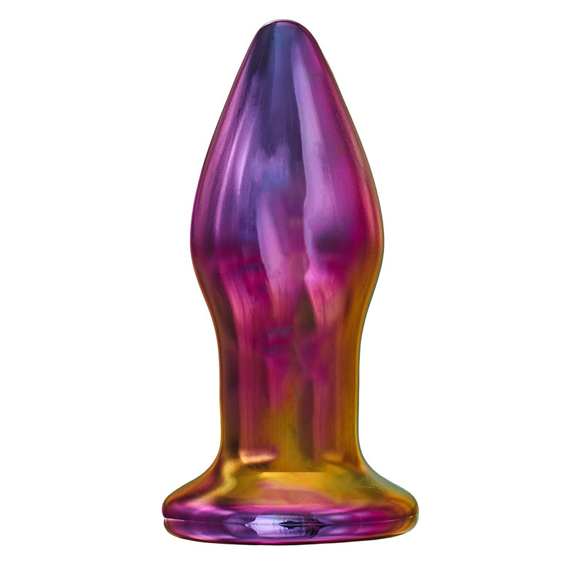 Анальная пробка с вибрацией стеклянная Dream Toys GLAMOUR GLASS PLUG