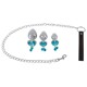 Анальні пробки з повідцем You2Toys Butt Plug Set, срібні