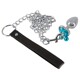 Анальні пробки з повідцем You2Toys Butt Plug Set, срібні