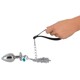 Анальні пробки з повідцем You2Toys Butt Plug Set, срібні