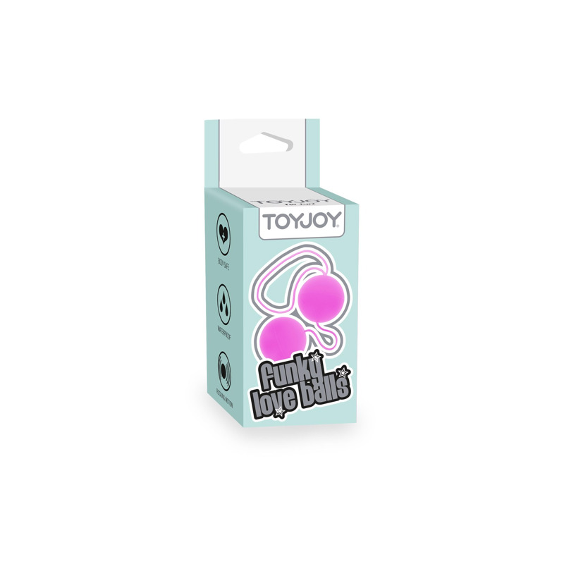 Вагинальные шарики со смещенным центром тяжести TOY JOY на мягкой сцепке, пурпурные, 22 х 3.5 см Вагинальные шарики со смещенным центром тяжести TOY JOY на мягкой сцепке, пурпурные, 22 х 3.5 см