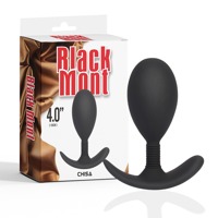 Анальна пробка із стопером Chisa Black Mont, чорний, L