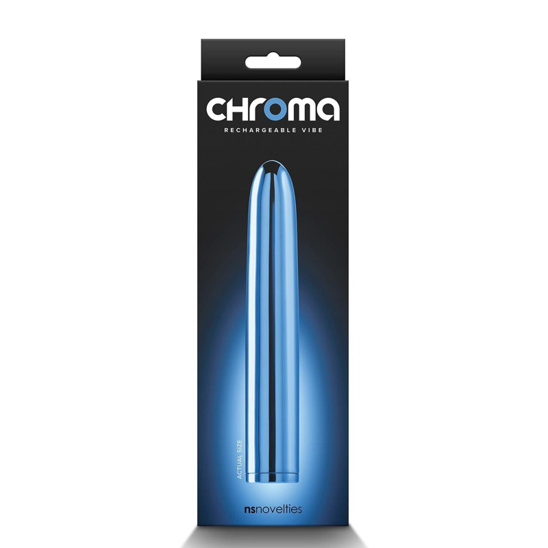 Класичний вібратор NS Novelties Chroma блакитний