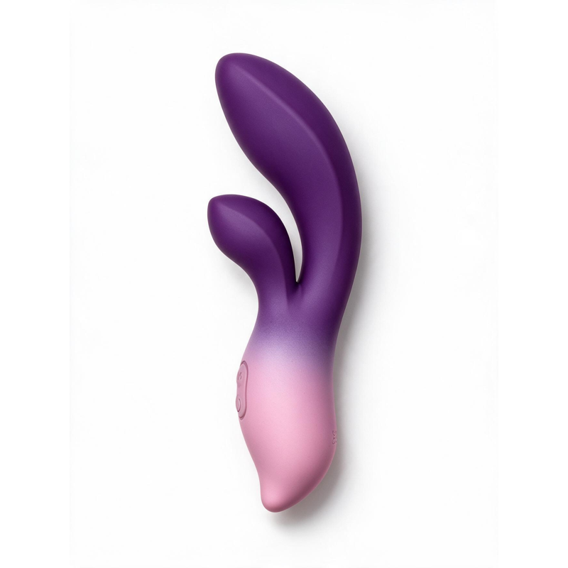 Гибкий вагинально-клиторальный вибратор LUNE G-SPOT, по 12 режимов, 16 × 3,5 см