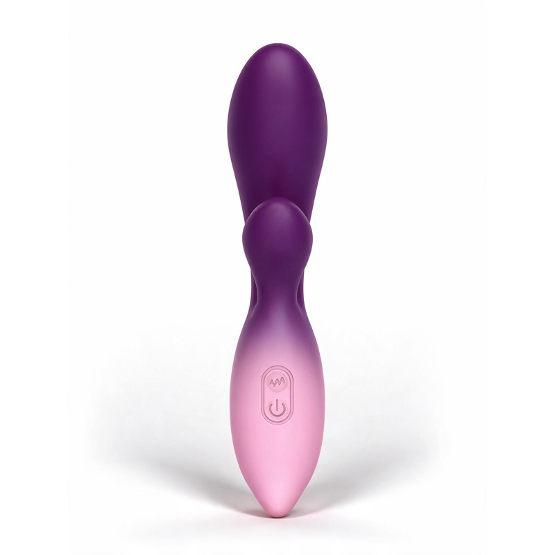 Гибкий вагинально-клиторальный вибратор LUNE G-SPOT, по 12 режимов, 16 × 3,5 см