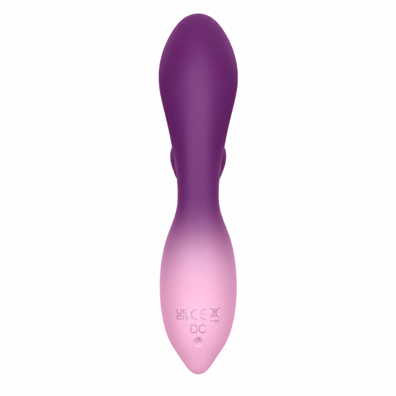Гибкий вагинально-клиторальный вибратор LUNE G-SPOT, по 12 режимов, 16 × 3,5 см